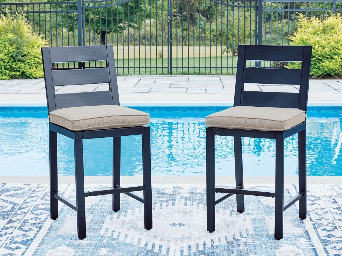 East Beach - Barstool (Set of 2) - Blue Stool Sets by Signature Design by Ashley® - Walls Furniture & Mattress