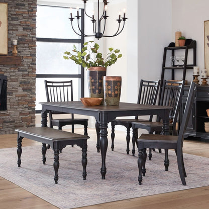 Magnolia Manor - Leg Table Set 5 Piece Dining Room Sets by Liberty Furniture - Walls Furniture & Mattress