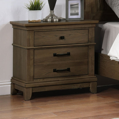 Sunstone - Nightstand - Walnut Accent Nightstands by New Classic - Walls Furniture & Mattress
