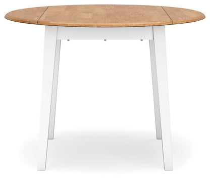 Gesthaven - Round Dining Room Drop Leaf Table Set 5 Piece Dining Room Sets by Signature Design by Ashley® - Walls Furniture & Mattress