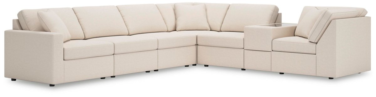 Modmax - Sectional - Oyster Stationary Sectionals by Signature Design by Ashley® - Walls Furniture & Mattress