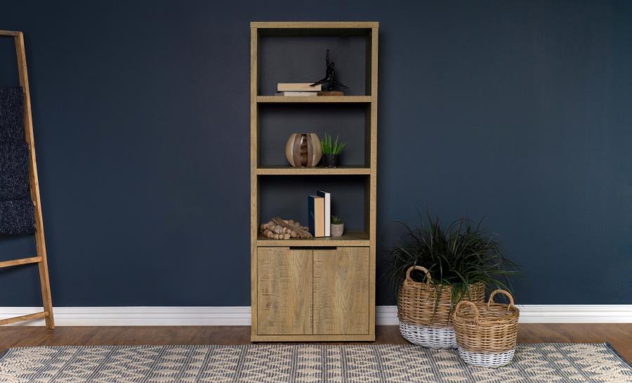 Tabby - 3 - Shelf Engineered Wood Media Tower - Mango Piers by Coaster Fine Furniture - Walls Furniture & Mattress