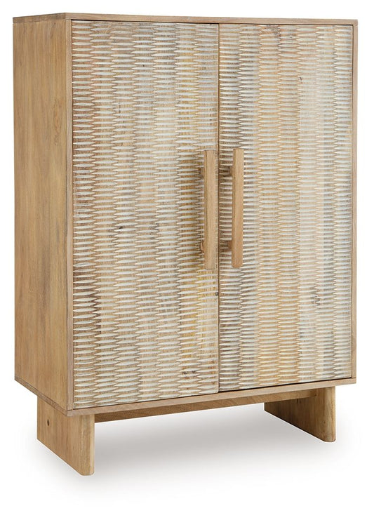 Dallinbury - Natural / White Wash - Accent Cabinet Accent Cabinets by Signature Design by Ashley® - Walls Furniture & Mattress