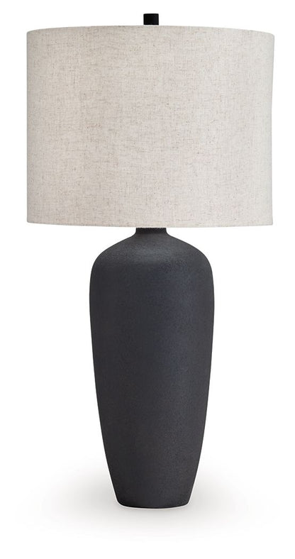 Ryenburg - Black - Metal Table Lamp Table Lamps by Signature Design by Ashley® - Walls Furniture & Mattress