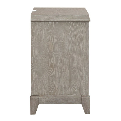 Belmar - 3 Drawer Nightstand - Washed Taupe