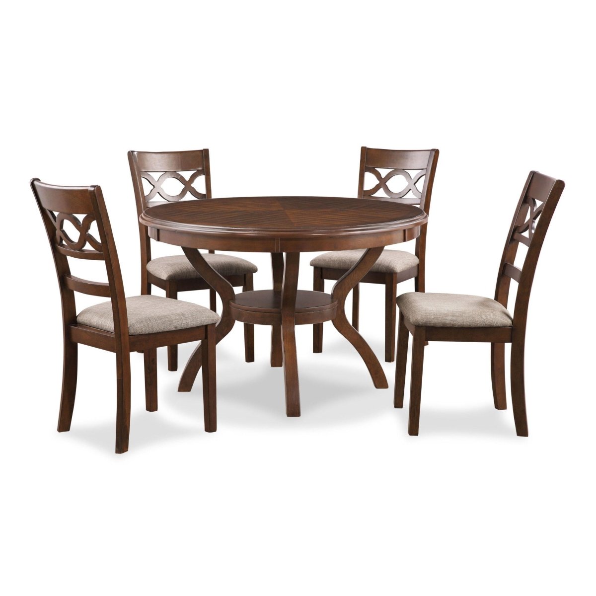 Cori - Round Dining Set 5 Piece Dining Room Sets by New Classic - Walls Furniture & Mattress