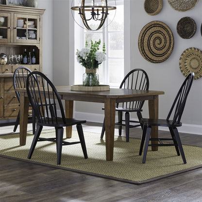 Hearthstone Ridge - Rectangular Table Set 5 Piece Dining Room Sets by Liberty Furniture - Walls Furniture & Mattress