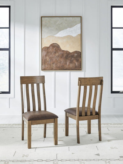 Urbinforte - Dining Upholstered Side Chair (Set of 2) - Light Brown Chair Sets by Signature Design by Ashley® - Walls Furniture & Mattress