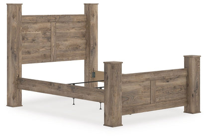 Rusticott - Poster Bed Poster Beds by Signature Design by Ashley® - Walls Furniture & Mattress