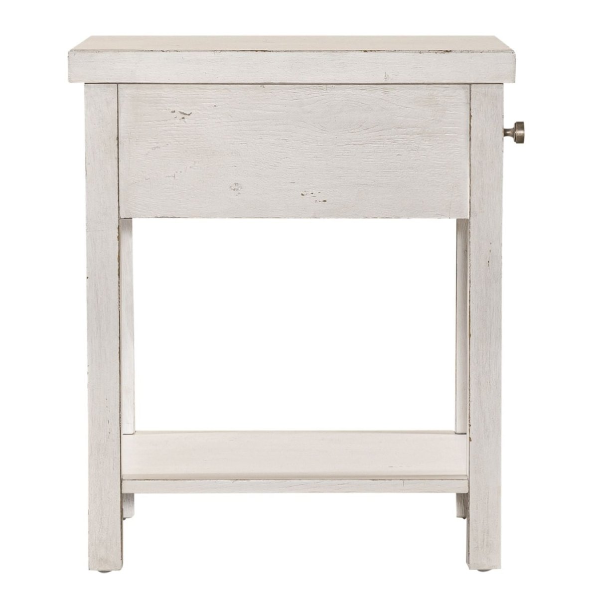 Modern Farmhouse - Drawer Chair Side Table Chair Side Tables by Liberty Furniture - Walls Furniture & Mattress