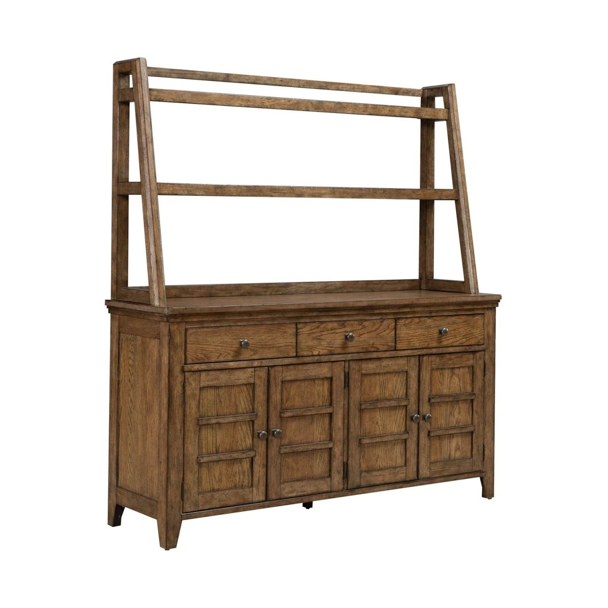 Carolina Park - Server & Hutch - Brown Hutches & Buffets by Liberty Furniture - Walls Furniture & Mattress