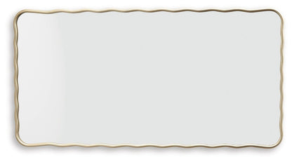 Brenthill - Accent Mirror - Gold Accent Mirrors by Signature Design by Ashley® - Walls Furniture & Mattress