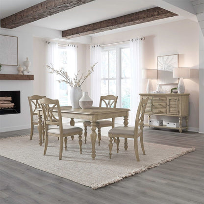 Summer House - Rectangular Table Set 5 Piece Dining Room Sets by Liberty Furniture - Walls Furniture & Mattress