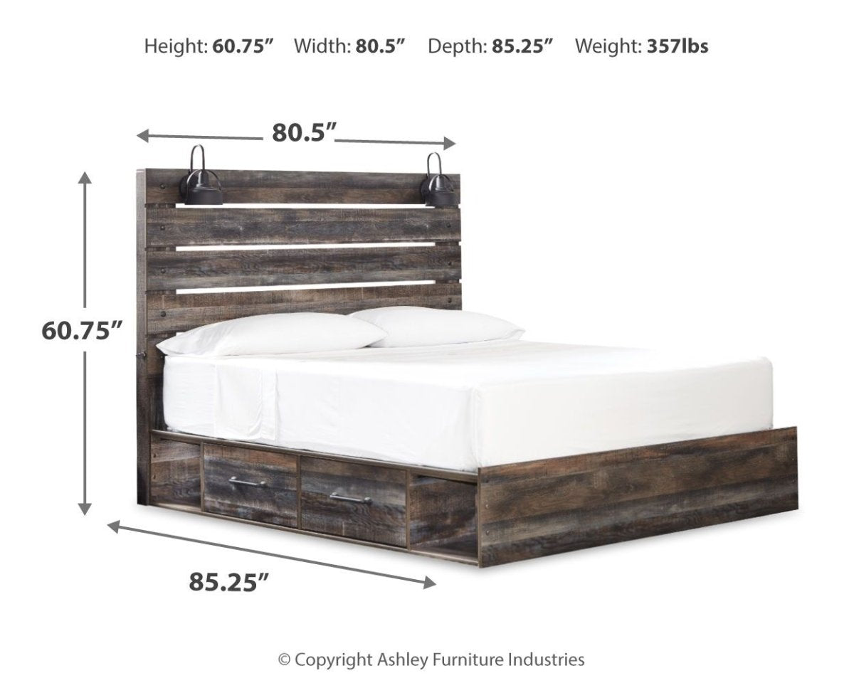 Drystan - Panel Bed Storage Beds by Signature Design by Ashley® - Walls Furniture & Mattress