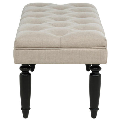 Marsha - 52" Upholstered Entryway Accent Bench - Latte Upholstered Benches by Coaster Fine Furniture - Walls Furniture & Mattress