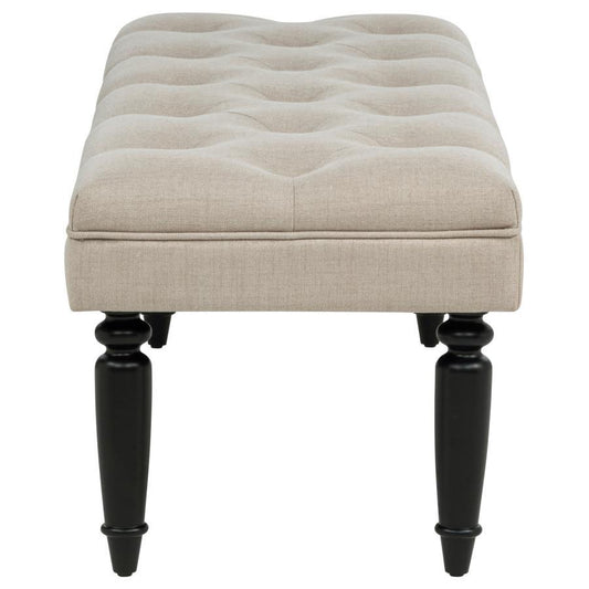 Marsha - 52" Upholstered Entryway Accent Bench - Latte Upholstered Benches by Coaster Fine Furniture - Walls Furniture & Mattress