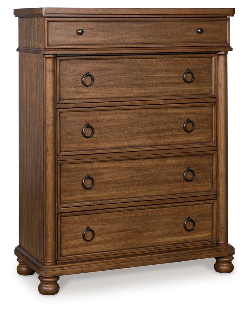 Rowlenstown - Five Drawer Chest Accent Chests by Signature Design by Ashley® - Walls Furniture & Mattress