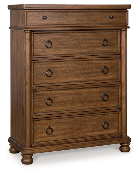 Rowlenstown - Five Drawer Chest Accent Chests by Signature Design by Ashley® - Walls Furniture & Mattress
