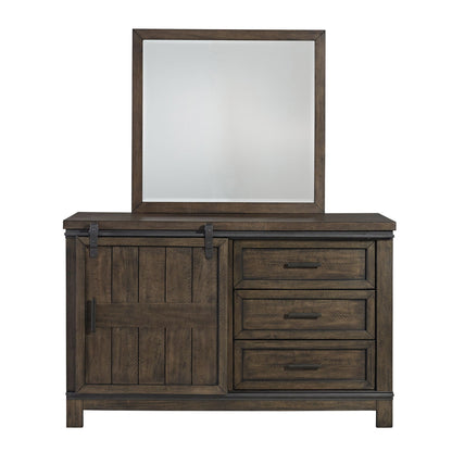 Thornwood Hills - Bookcase Bed, Dresser & Mirror
