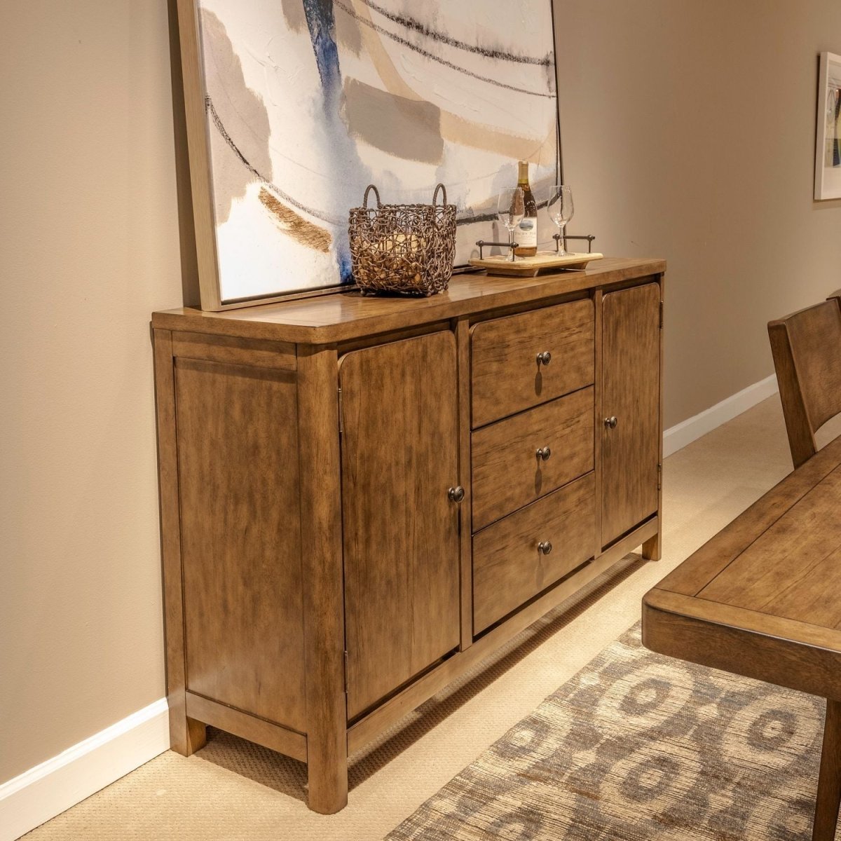 Harmony - Server - Brownstone Servers by Liberty Furniture - Walls Furniture & Mattress