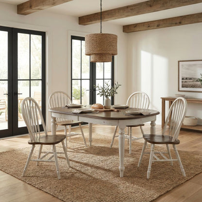 Carolina Crossing - Dining Room Leg Table Set 5 Piece Dining Room Sets by Liberty Furniture - Walls Furniture & Mattress