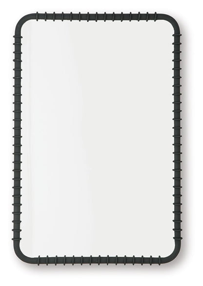 Judlow - Black - Accent Mirror Accent Mirrors by Signature Design by Ashley® - Walls Furniture & Mattress