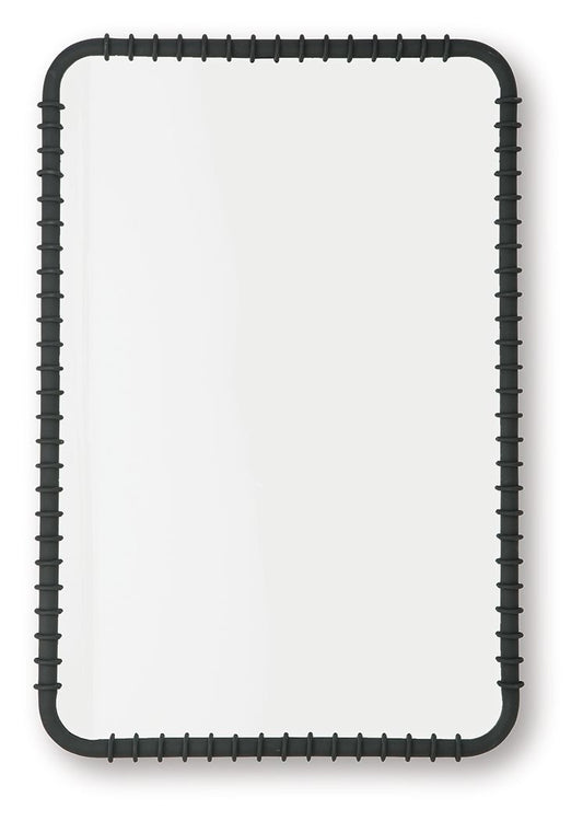 Judlow - Black - Accent Mirror Accent Mirrors by Signature Design by Ashley® - Walls Furniture & Mattress