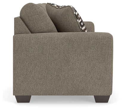 Triston - Peaks - Sofa - Suede Stationary Sofas by Benchcraft® - Walls Furniture & Mattress