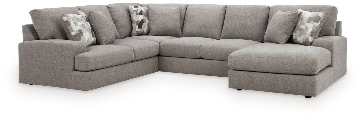 Lindon - Sectional Stationary Sectionals by Benchcraft® - Walls Furniture & Mattress
