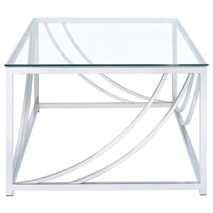 Lille - Glass Top Entryway Sofa Console Table Accents End Tables by CoasterEssence - Walls Furniture & Mattress
