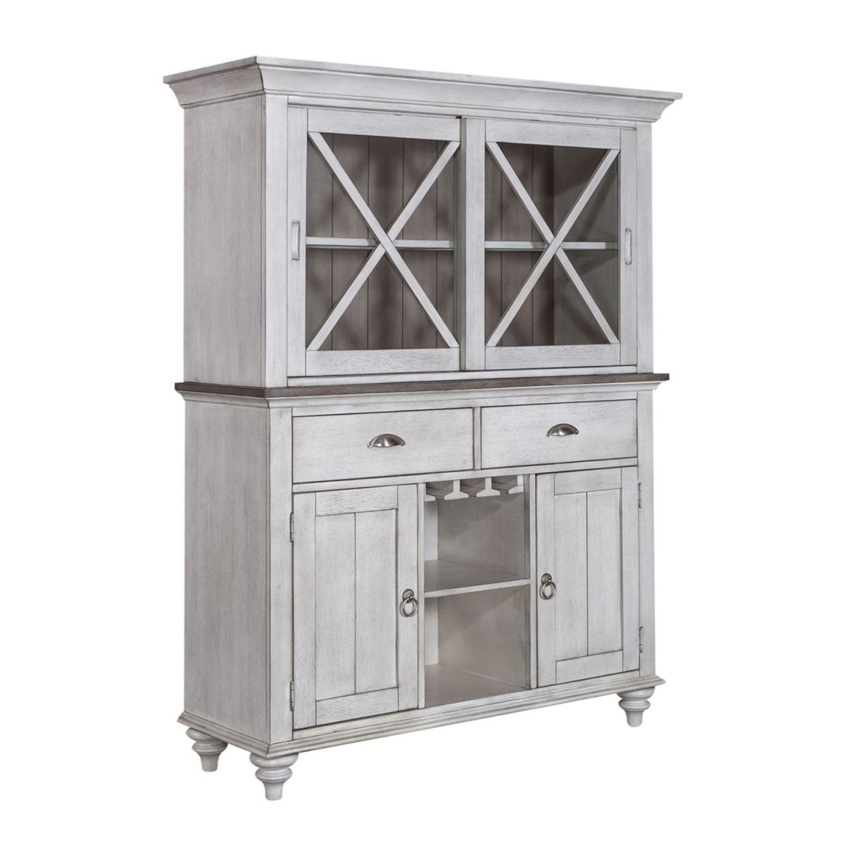 Ocean Isle - Hutch & Buffet Hutches & Buffets by Liberty Furniture - Walls Furniture & Mattress
