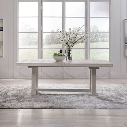 Backroads - Trestle Table - White Dining Tables by Liberty Furniture - Walls Furniture & Mattress