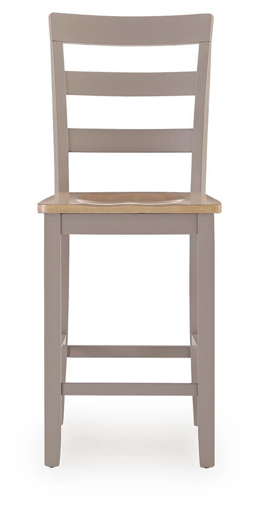 Harperfeld - Barstool (Set of 2) - Natural / Gray Stool Sets by Signature Design by Ashley® - Walls Furniture & Mattress