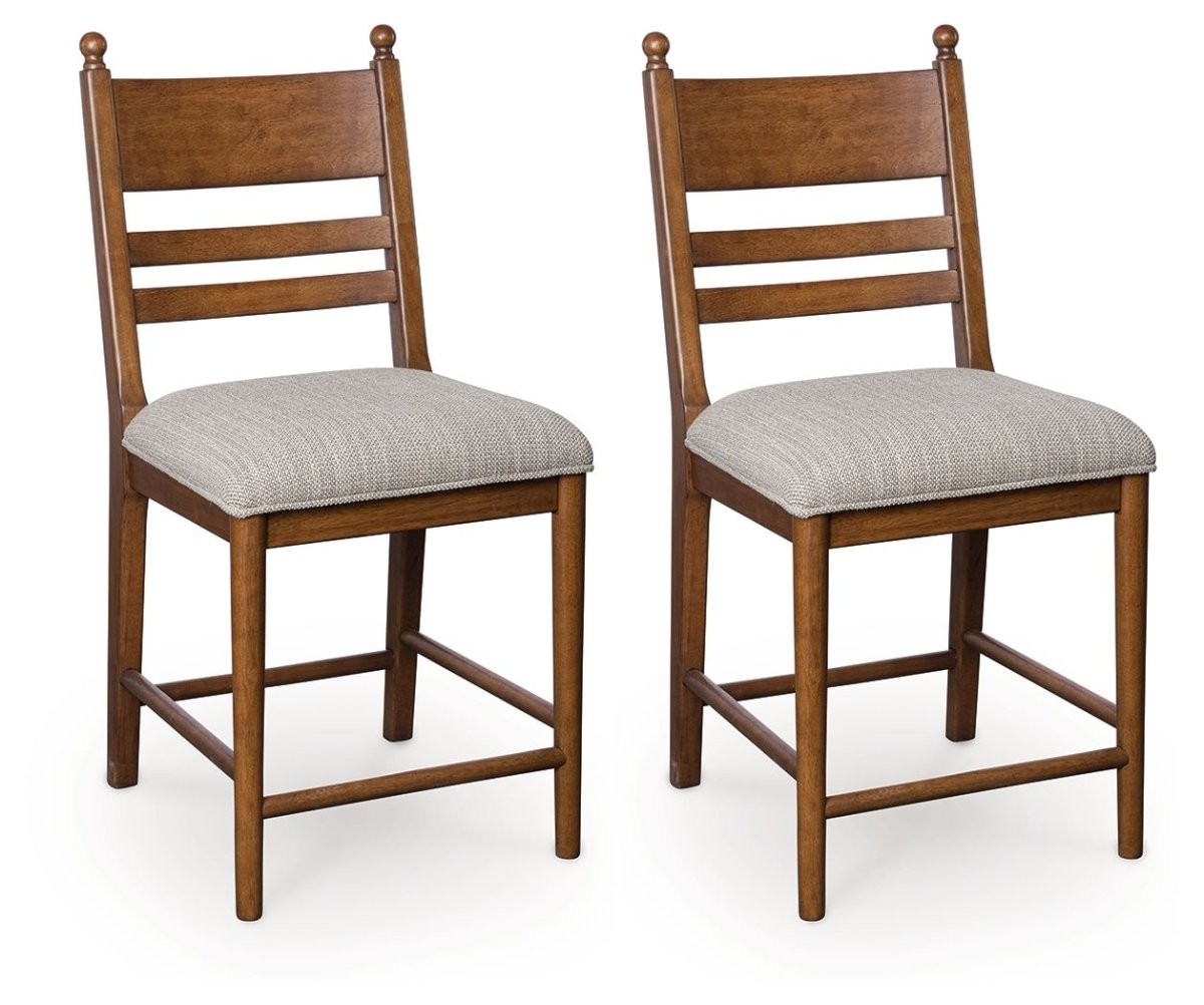 Greddinton - Upholstered Barstool (Set of 2) Stool Sets by Signature Design by Ashley® - Walls Furniture & Mattress