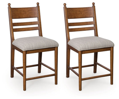 Greddinton - Upholstered Barstool (Set of 2) Stool Sets by Signature Design by Ashley® - Walls Furniture & Mattress