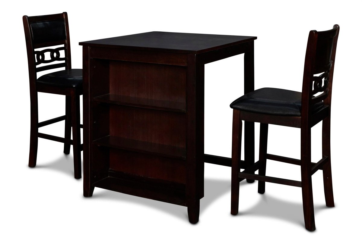 Gia - Counter Table Set 3 Piece Dining Room Sets by New Classic - Walls Furniture & Mattress