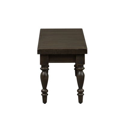 Harvest Home - Backless Bench - Black Dining Benches by Liberty Furniture - Walls Furniture & Mattress