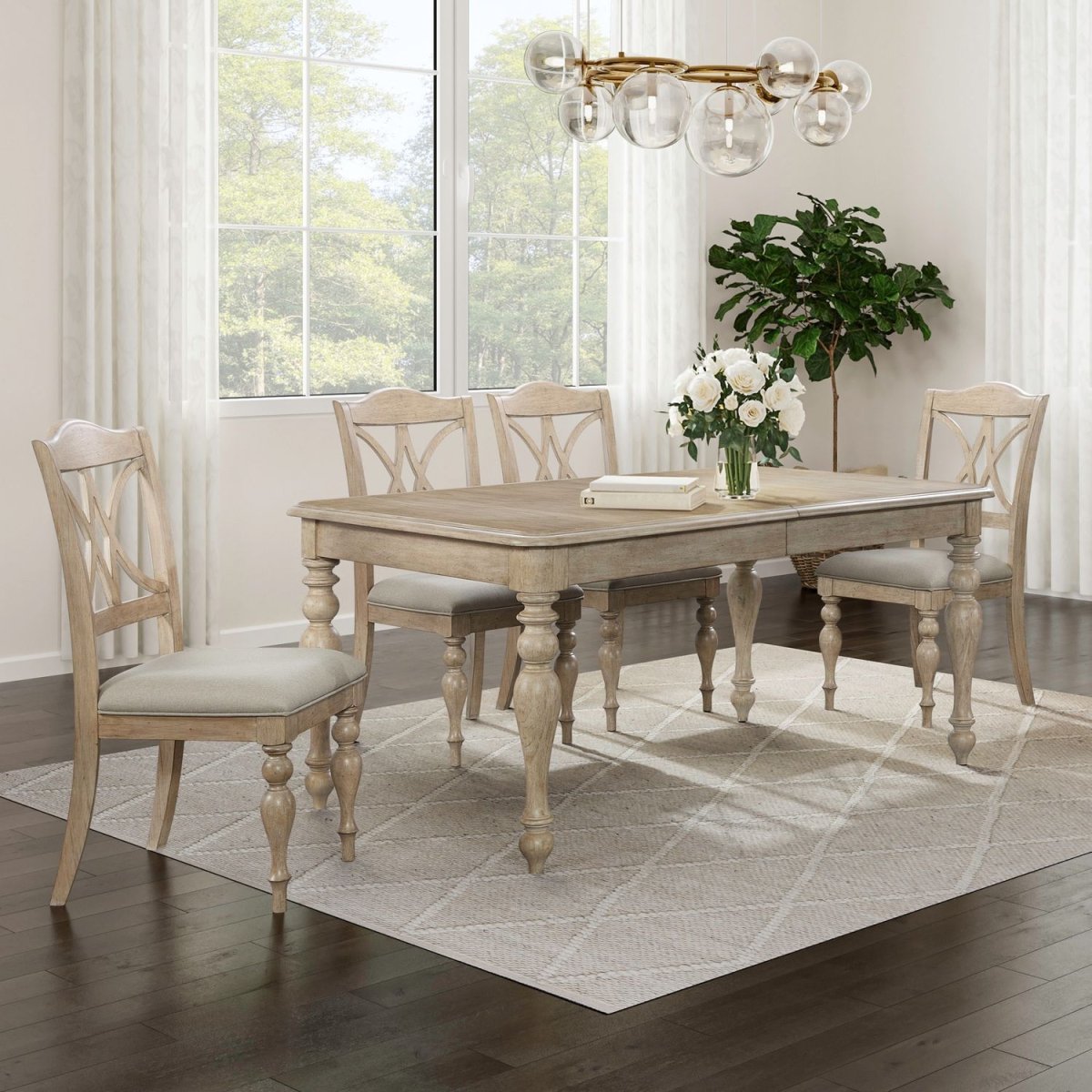 Summer House - Rectangular Table Set 5 Piece Dining Room Sets by Liberty Furniture - Walls Furniture & Mattress