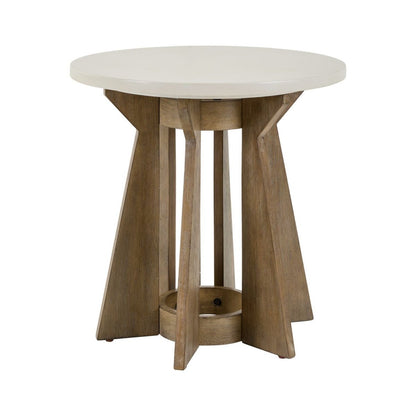 Berkley Square - Round End Table - Brown End Tables by Liberty Furniture - Walls Furniture & Mattress