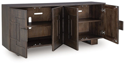 Cato - Dark Brown - Accent Cabinet Accent Cabinets by Signature Design by Ashley® - Walls Furniture & Mattress