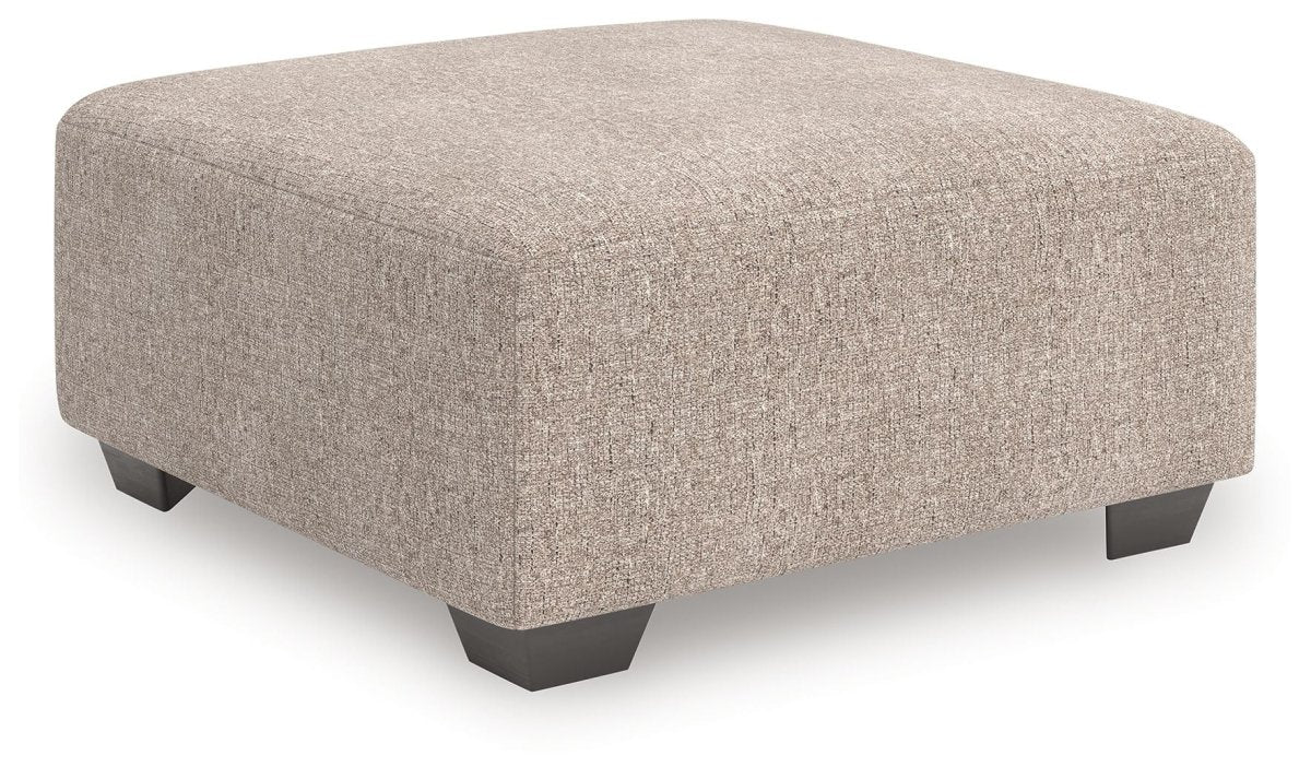 Seyler Lane - Beige - Oversized Accent Ottoman Accent Ottomans by Benchcraft® - Walls Furniture & Mattress