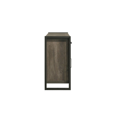 Fireplace TV Consoles - 686 78" Console With Fire FTS - Brown