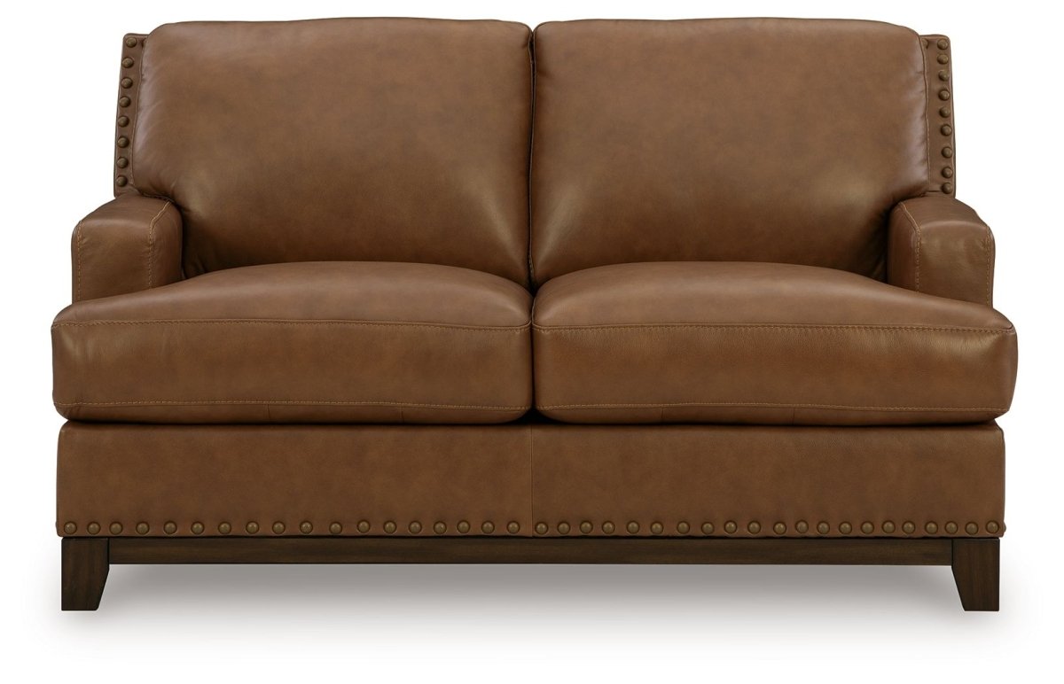 Saonara - Loveseat - Amber Stationary Loveseats by Signature Design by Ashley® - Walls Furniture & Mattress