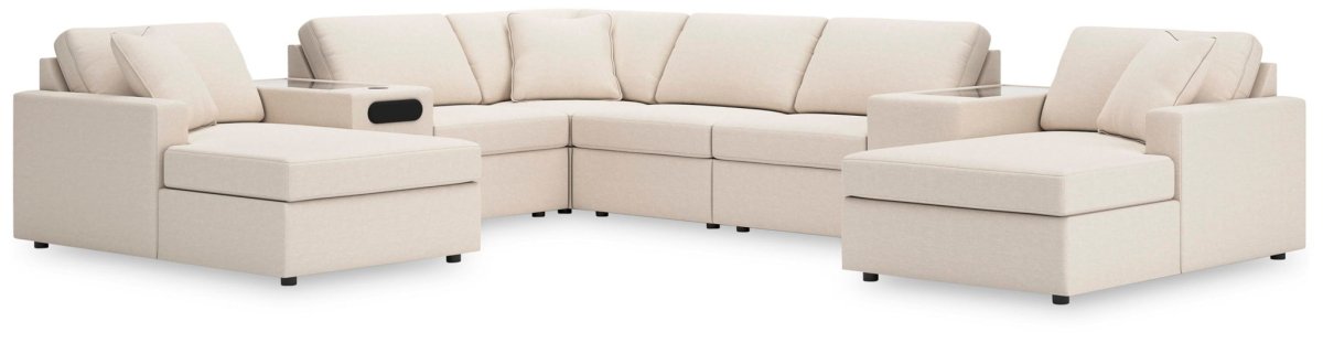 Modmax - Sectional - Oyster Stationary Sectionals by Signature Design by Ashley® - Walls Furniture & Mattress