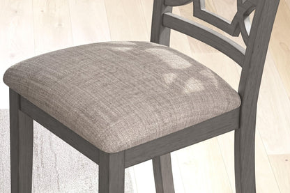 Wrenning - Dining Room Table Set (Set of 6) - Gray 6 Piece Dining Room Sets by Signature Design by Ashley® - Walls Furniture & Mattress