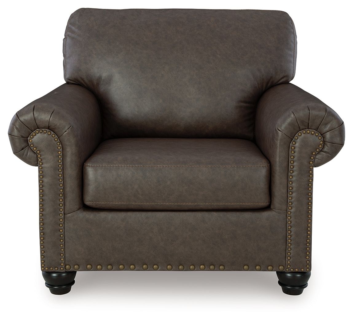 Roxmere - Living Room Set Stationary Chair & Ottoman by Benchcraft® - Walls Furniture & Mattress