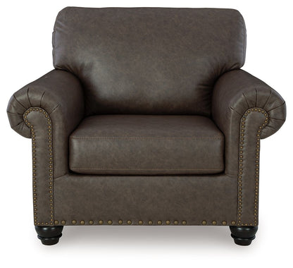 Roxmere - Living Room Set Stationary Chair & Ottoman by Benchcraft® - Walls Furniture & Mattress