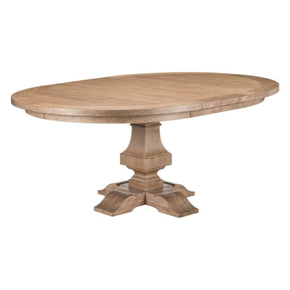Haven Hills - Pedestal Table - Camel Beige Dining Tables with Extensions by Liberty Furniture - Walls Furniture & Mattress