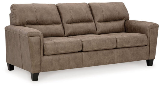 Navi - Fossil - 3 Pc. - Sofa, Loveseat, Rocker Recliner 3 Piece Living Room Sets by Signature Design by Ashley® - Walls Furniture & Mattress