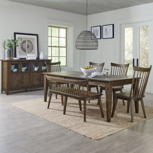 Midland Falls - Rectangular Table Set 5 Piece Dining Room Sets by Liberty Furniture - Walls Furniture & Mattress